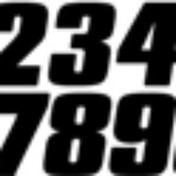 Dirt Digits 6" Extreme Motosport Numbers