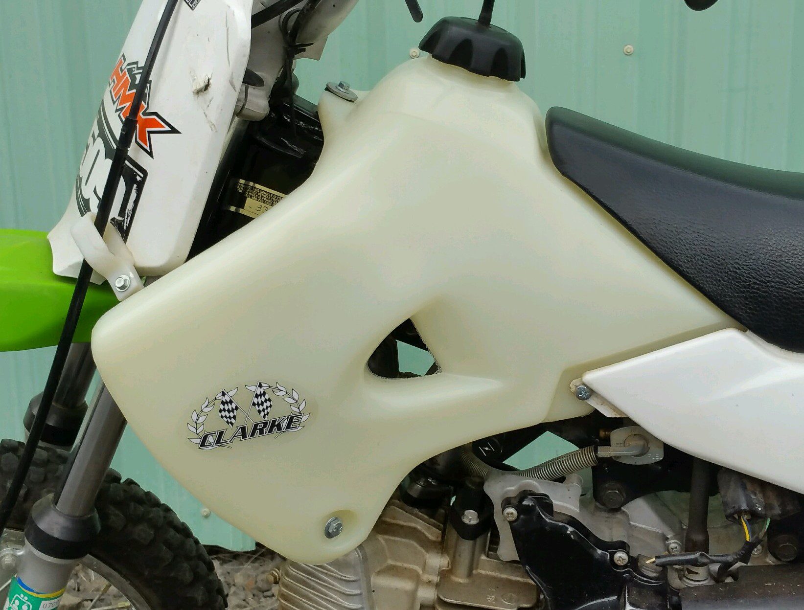 11637-left-side KLX 110 (2008-2009) 1.6 gal. 5.8 lit (Natural) #11637