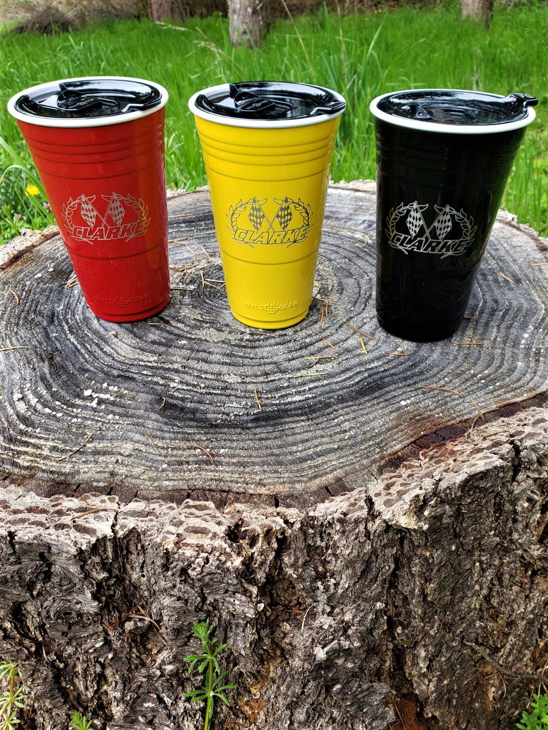 CLARKE TUMBERLS (GROUP.2) "CLARKE" Tumblers